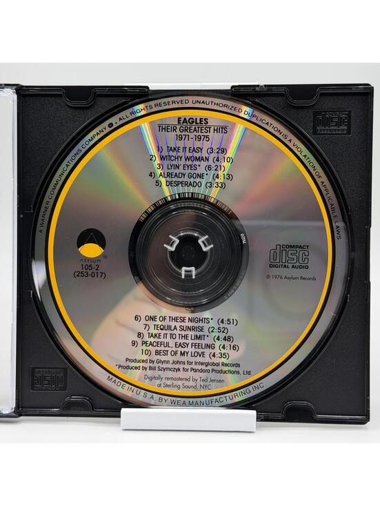 Other - Eagles - Their Greatest Hits 1971-1975 (1987) - Audio CD - Rock * Disc Only *
